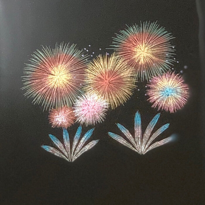 レストランのコンセプトに合わせて特注製造したオリジナル蒔絵｜atakaya"